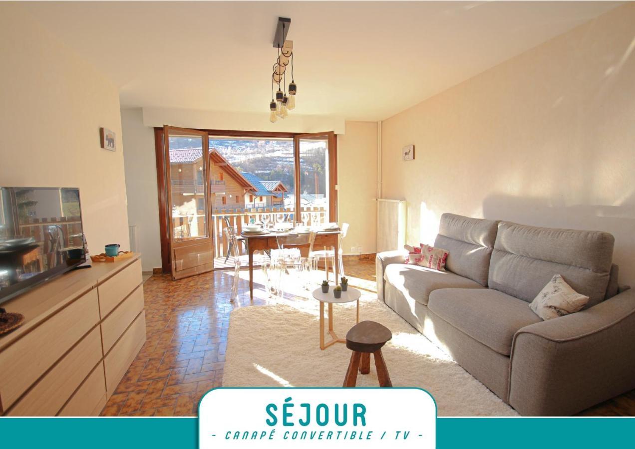 Briancon - Serre Chevalier 1200 - Joli Appartement - Face Aux Pistes En Centre Ville Dış mekan fotoğraf