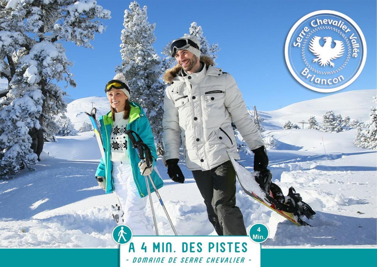 Briancon - Serre Chevalier 1200 - Joli Appartement - Face Aux Pistes En Centre Ville Dış mekan fotoğraf